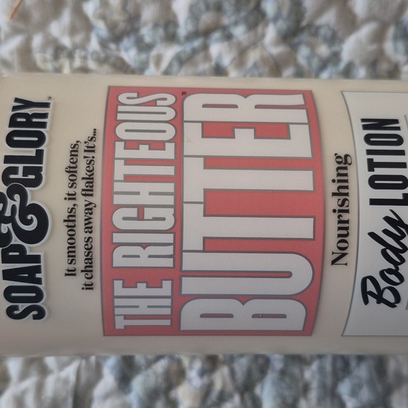 Soap And Glory The Righteous Butter Body Lotion, 16.9 Oz. New Unopened - Picture 4 of 5